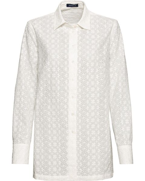 Highmoor Hemdbluse Langarm-Spitzenbluse günstig online kaufen