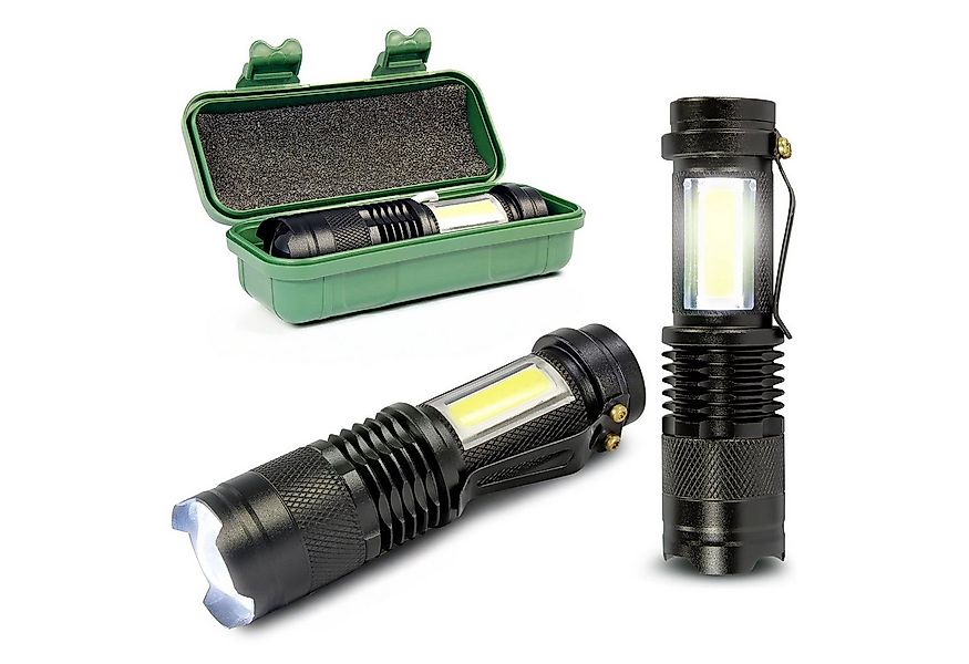 EAXUS LED Taschenlampe Glow-Max (1-St), mit 2 Lichtquellen und 3 Lichtmodi günstig online kaufen