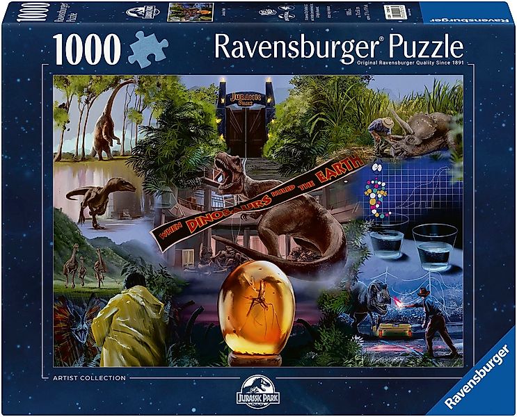 Ravensburger Puzzle Artist Collection, Jurassic Park, 1000 Puzzleteile, Mad günstig online kaufen