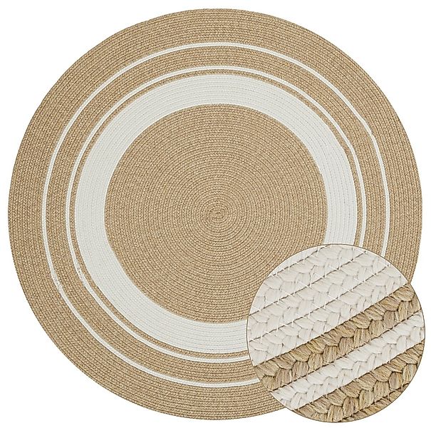 HANSE Home Teppich »Trenzado«, rund, 10 mm Höhe, In- & Outdoor, Handmade-Lo günstig online kaufen