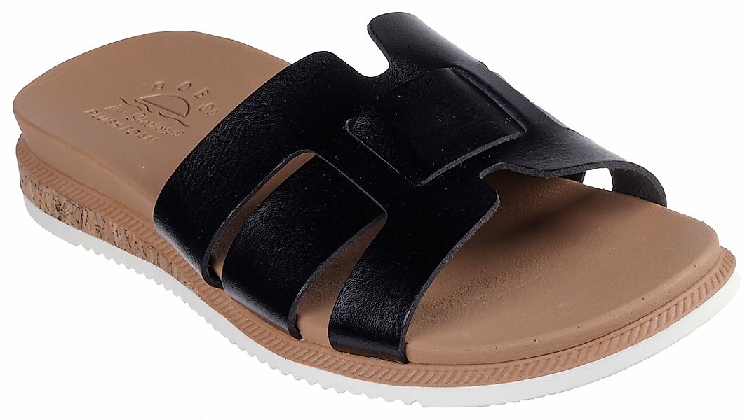 Skechers Pantolette "DESERT KISS LOW-PEAK LOOK", Flats, Sandale mit Fußbett günstig online kaufen
