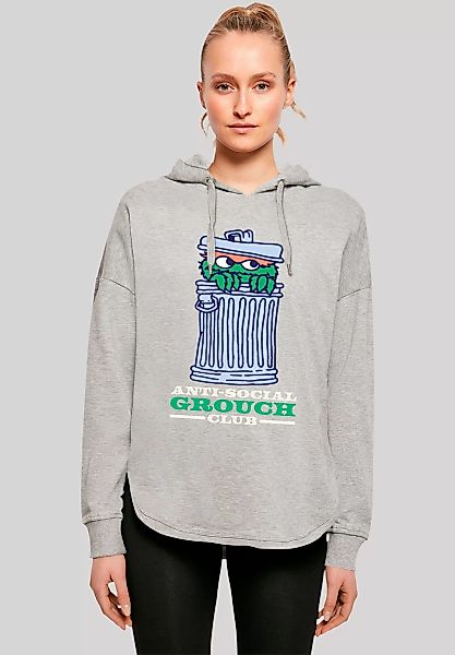 F4NT4STIC Kapuzenpullover "Sesamstraße Anti Social Grouch Club", Premium Qu günstig online kaufen