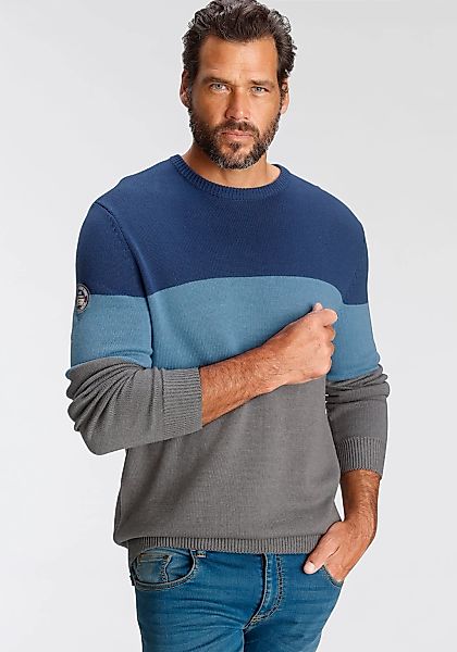 Man's World Rundhalspullover Bis Größe 5 günstig online kaufen