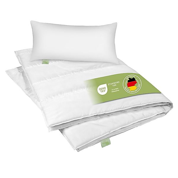 Dreamstar Microfaserbettdecke + Kopfkissen Eco, Bettdecke günstig online kaufen