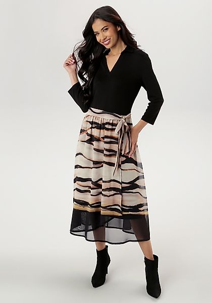 Aniston SELECTED Jerseykleid mit abnehmbaren Bindeband günstig online kaufen