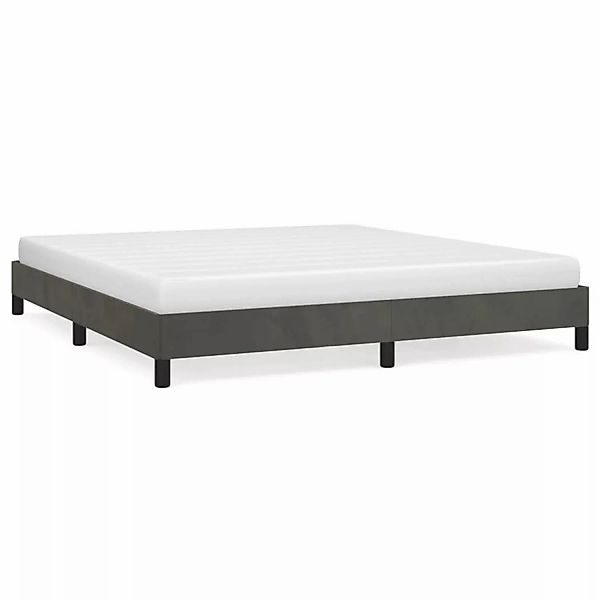 vidaXL Bettgestell Dunkelgrau 180x200 cm Samt Modell 11367238 günstig online kaufen