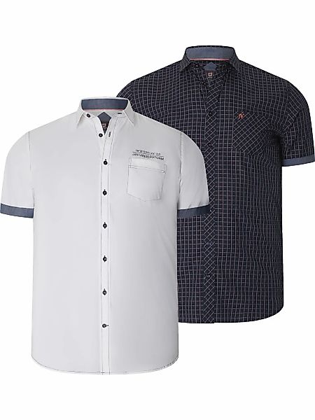 Jan Vanderstorm Kurzarmhemd "Doppelpack Hemd HENOCH" günstig online kaufen