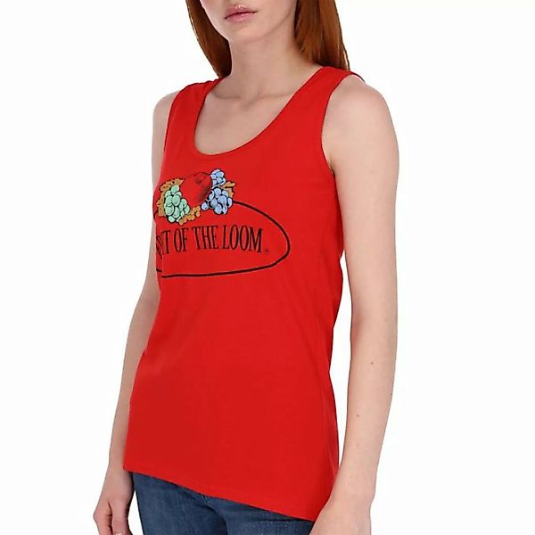 Fruit of the Loom T-Shirt √§rmelloses Damen T-Shirt mit Vintage-Logo günstig online kaufen