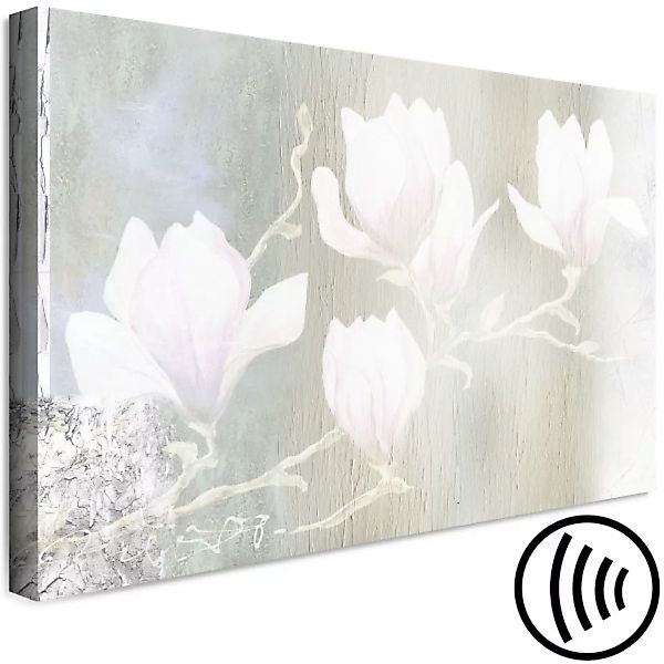 Bild auf Leinwand White Magnolias (1 Part) Wide XXL günstig online kaufen
