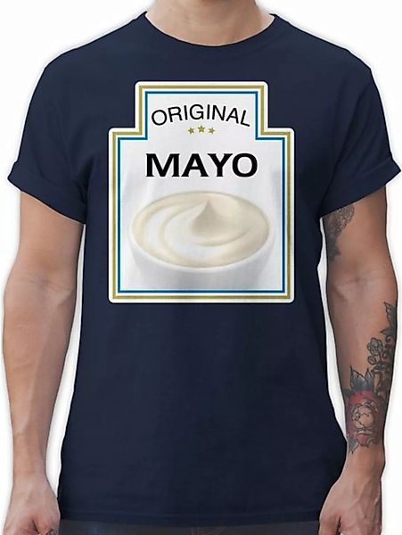 Shirtracer T-Shirt Mayo Kostüm Mayonnaise Karneval & Fasching günstig online kaufen