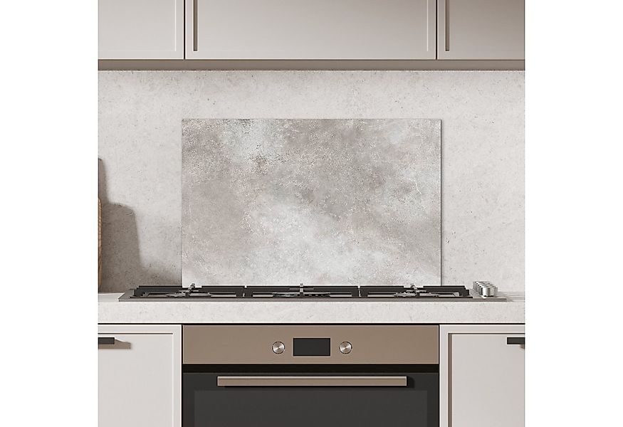 MuchoWow Küchenrückwand Beton - Grau, (1-tlg), Spritzschutz Küche, Küchende günstig online kaufen