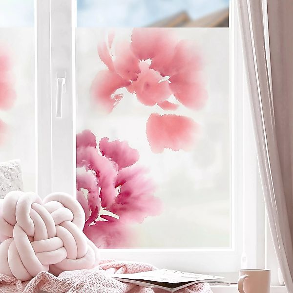 Fensterfolie Künstlerische Flora II günstig online kaufen