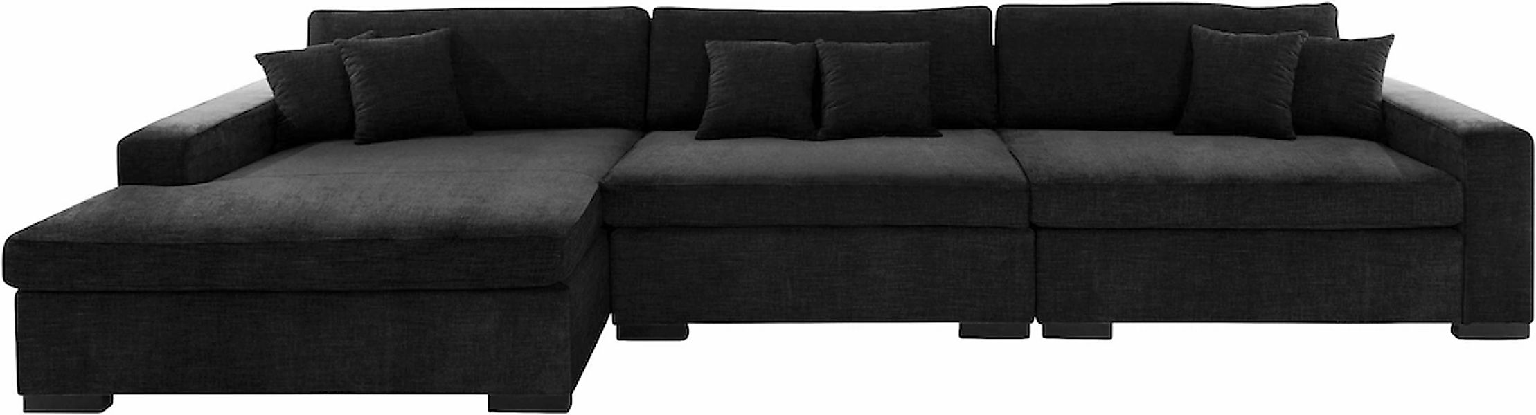 Home affaire Sofa-Eckelement "Skara XXL L-Form", Lounge-Sofa XXL mit Federk günstig online kaufen