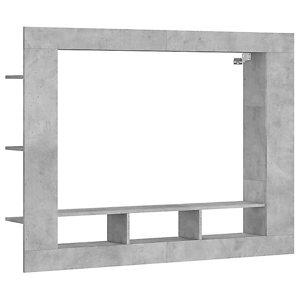 vidaXL TV-Schrank Betongrau 152x22x113 cm Holzwerkstoff 833725 günstig online kaufen