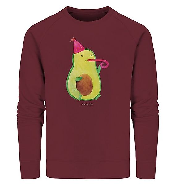 Mr. & Mrs. Panda Longpullover Avocado Feier Größe M - Burgundy - Geschenk, günstig online kaufen