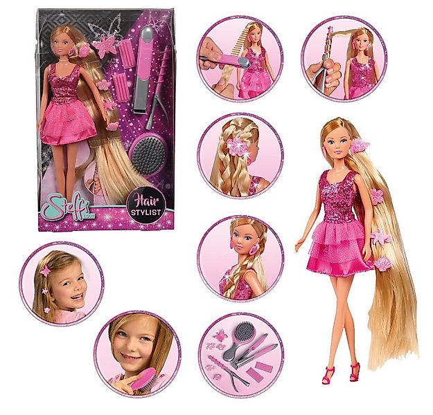 Simba Dickie Anziehpuppe Puppe Steffi Love Hair Stylist 29cm günstig online kaufen