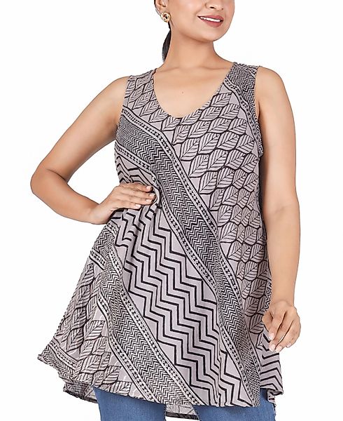 Guru-Shop T-Shirt Boho Blusentop, leichtes Longtop günstig online kaufen