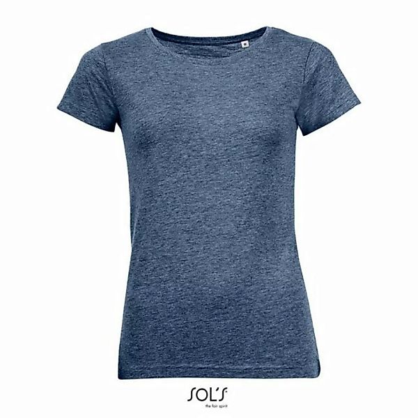 SOLS Rundhalsshirt SOL'S Damen T-Shirt Oberteil Kurzarm Baumwolle Lady Fit günstig online kaufen
