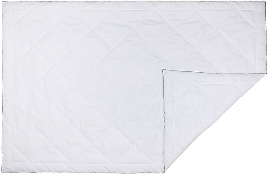 Gözze Microfaserbettdecke »Silberkante Bettdecke 135x200 & 155x220 cm«, ext günstig online kaufen