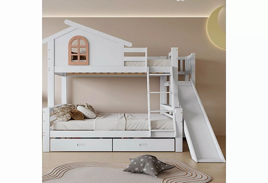 FUROKOY Etagenbett Kinderbett 90x200 & 120x200cm, Kinderbett mit charakteri günstig online kaufen
