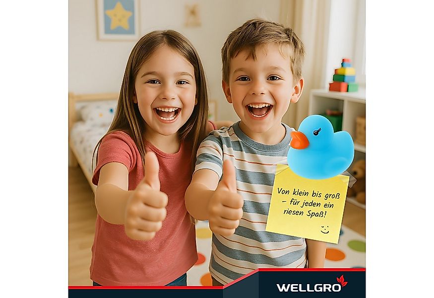 Wellgro Badespielzeug 300 Badeenten - bunt, je ca. 3,5 x 3 cm günstig online kaufen