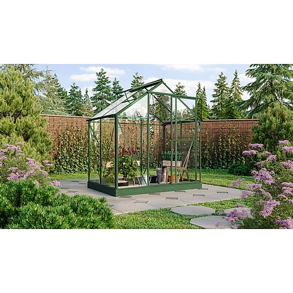 Vitavia Gewächshaus Triton 2500 Smaragd 2,6 m² inkl. Fundament günstig online kaufen