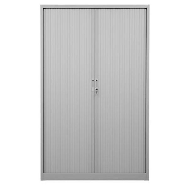 PROREGAL Rollladenschrank Weasel 5 Ordernhöhen HxBxT 195 x 120 x 46 cm Grau günstig online kaufen