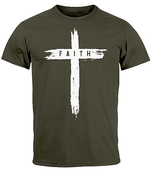 Neverless Print-Shirt Herren T-Shirt Printshirt Aufdruck günstig online kaufen