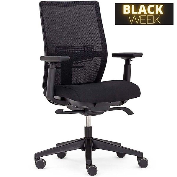 HAWORTH Aloha Active Bürostuhl | Netzrücken | Schwarz günstig online kaufen