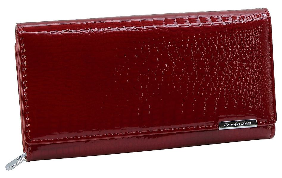 J JONES JENNIFER JONES Geldbörse Leder in Croco-Optik Großes Damen Portmone günstig online kaufen