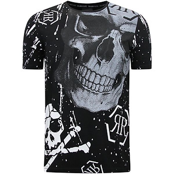 Enos  T-Shirt Schädel Strass günstig online kaufen