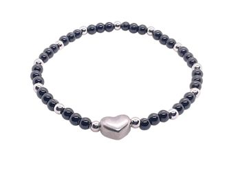 Steinfixx® Perlenarmband Obsidian Armband 4mm mit günstig online kaufen