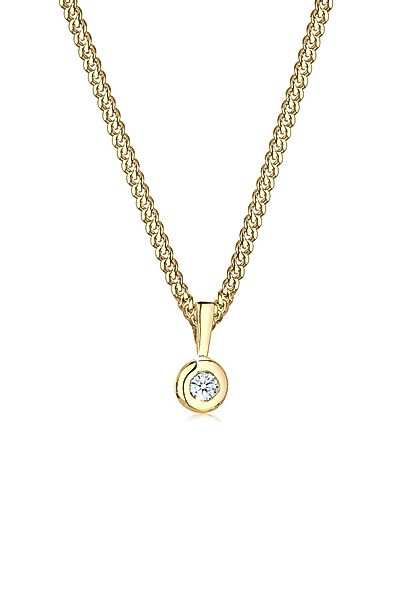 Elli DIAMONDS Kette mit Anhänger Kreis günstig online kaufen