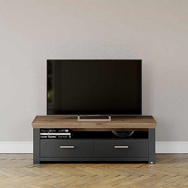 set one by Musterring Lowboard "York", Typ 31, mit 2 Schubkästen, Beleuchtu günstig online kaufen