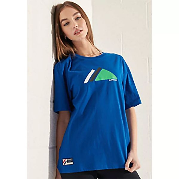 Superdry Mountain Sport Kurzarm T-shirt XS Royal günstig online kaufen