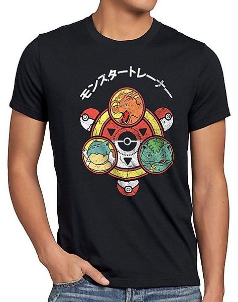 style3 T-Shirt Poke Monstertrainer Team Rot Blau Gelb Instinct Valor Pokemo günstig online kaufen