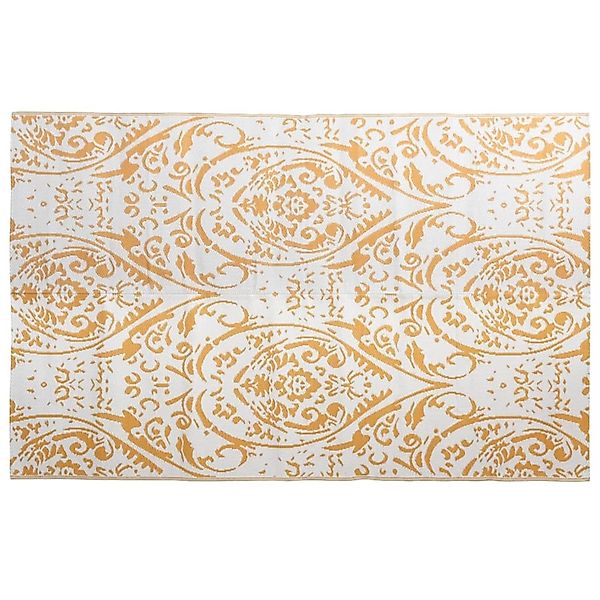 vidaXL Outdoorteppich Orange Und Weiß 190x290 Cm Pp 643983 günstig online kaufen