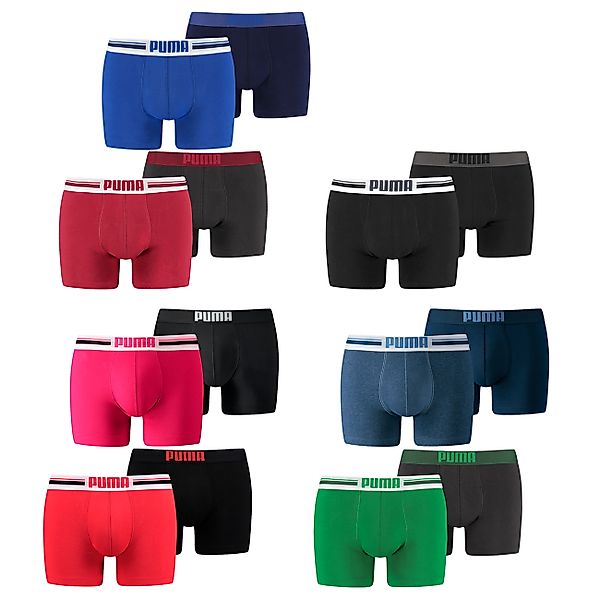 Puma Herren Boxershort PLACED LOGO BOXER 4er 6er 8er Multipack S M L XL günstig online kaufen