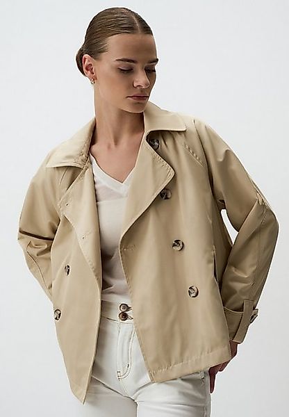 Jimmy Key Trenchcoat Jacke Kragen Kurzer günstig online kaufen