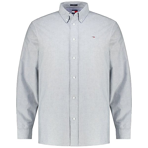 Tommy Jeans Freizeithemd aus Baumwolle Farbe dunkelblau Größe: 5XL günstig online kaufen