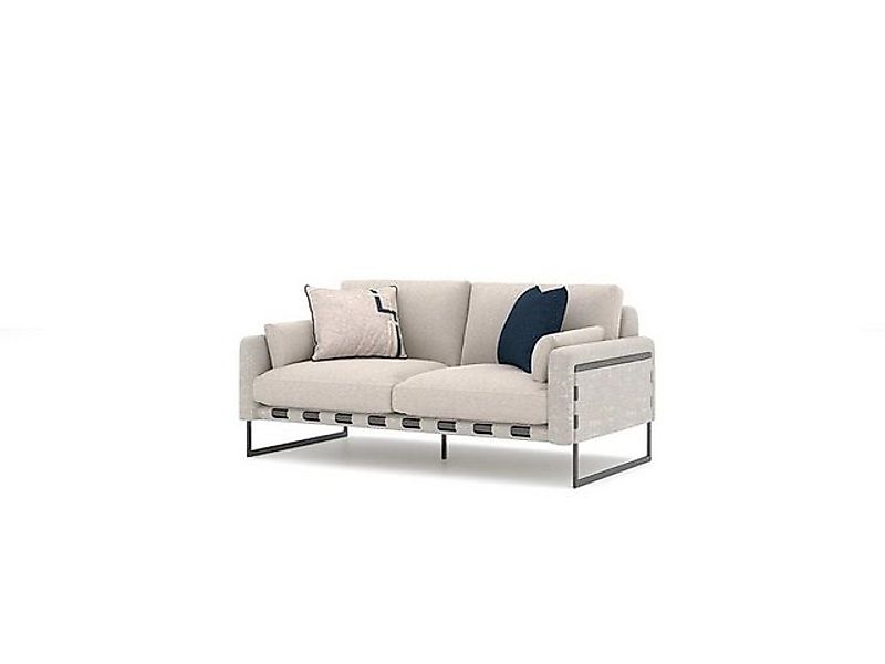 Xlmoebel Sofa Zweisitzer Sofa für das Wohnzimmer in modernem Beige - Polste günstig online kaufen