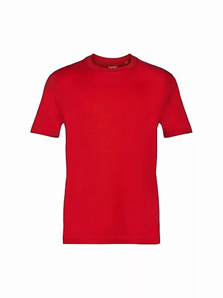 Esprit T-Shirt Rundhals-T-Shirt aus Pima-Baumwolljersey (1-tlg) günstig online kaufen