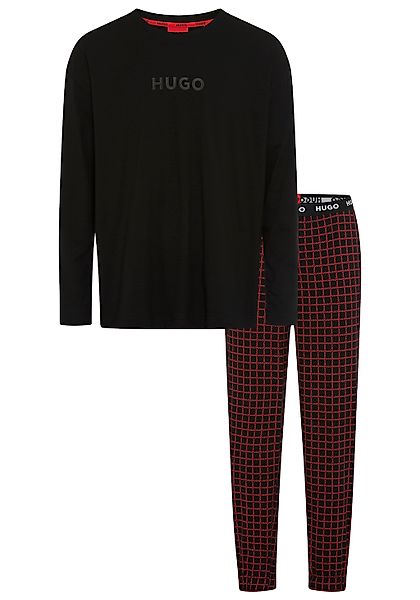 HUGO Underwear Pyjama, (Set, 2 tlg.), Rundhalsausschnitt, elastischer Logob günstig online kaufen