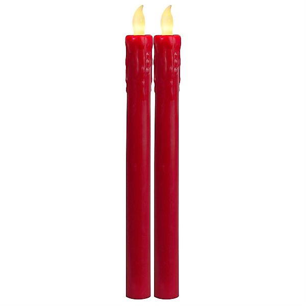 MARELIDA LED-Kerze LED Stabkerzen Echtwachs flackernde günstig online kaufen
