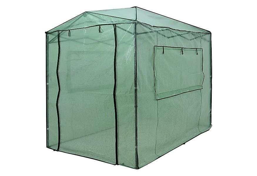 COSTWAY Foliengewächshaus, BxTxH: 250 x 180 x 230,00 cm, mit Türen, 2 Fenst günstig online kaufen