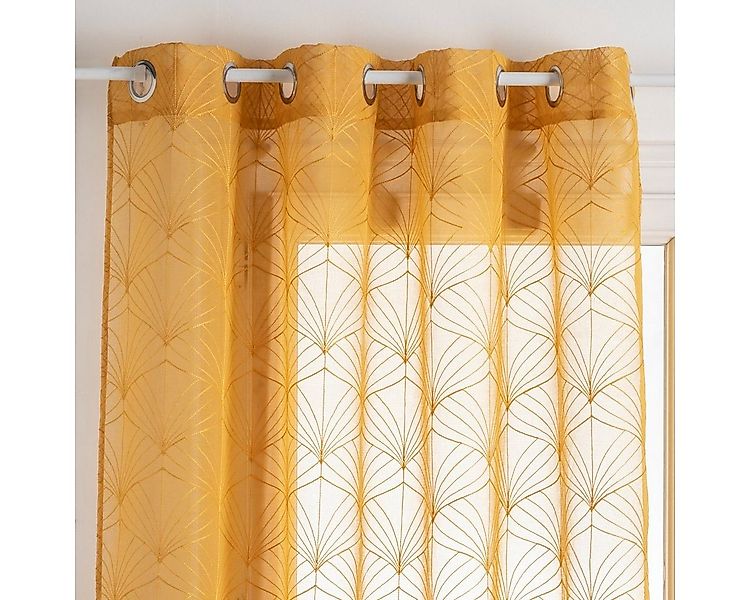 Atmosphera Créateur d'intérieur Gardine Gardine für Wohnzimmer mit Ösen MIA günstig online kaufen