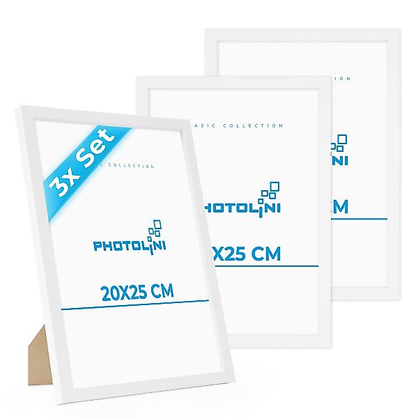 PHOTOLINI Bilderrahmen 3er Set, stabiles MDF-Holz, mit Acrylglas, extra Zub günstig online kaufen