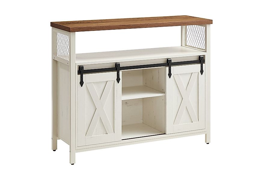 VASAGLE Sideboard Küchenschrank, Aufbewahrungsschrank, mit 2 Schiebetüren, günstig online kaufen