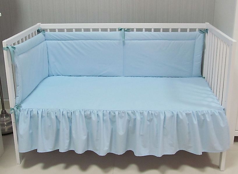 Babymajawelt Betthusse Bettvolant Bettlaken für Babybett, günstig online kaufen