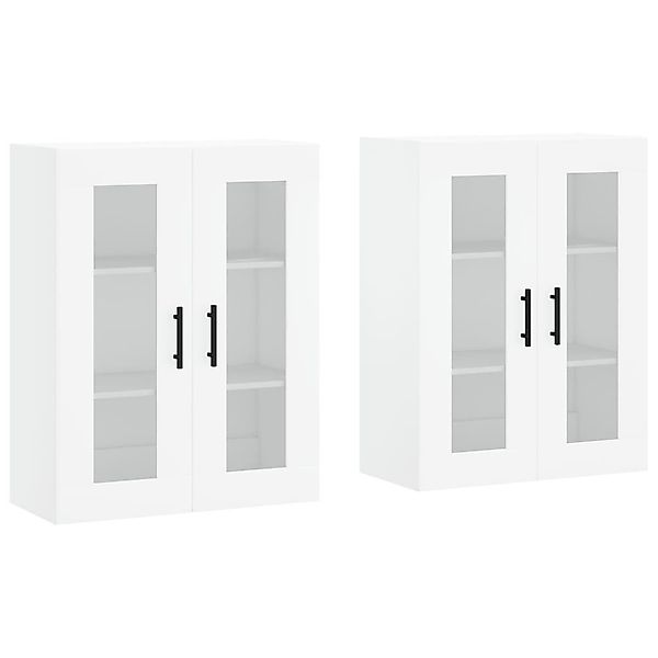 vidaXL Sideboard Wandschränke 2 Stk. Weiß günstig online kaufen